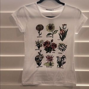 Flower print T-shirt